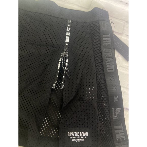 LF The Brand Black Mesh Mini Skirt See Through Zippers Womens Juniors Size M - Picture 7 of 12